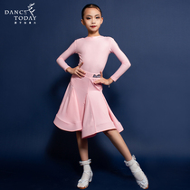 DT Latin dance suit Childrens performance suit Professional competition standard and prescribed dress performance suit dress girl child G003