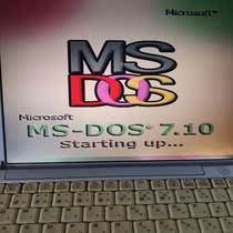 DOS7 10 boot disk DOS6 22 ms-dos 7 1 system disks 1 44MB disk antique computer
