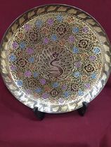 Hand-made copper plate Pakistan copper carving wall plate pattern more factory direct sales