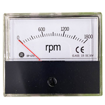 Original RISESUN tachometer BP-670 1800RPM DC10V 60*70 panel volume