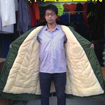 Cotton coat winter thickened long cotton coat cold coat windproof waterproof plus velvet cotton coat cotton coat