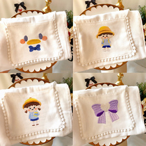 Sweat Scarves Children All-pure Cotton Nursery School Boy Girl sweat scarves size Number baby gauze cushion Back towels