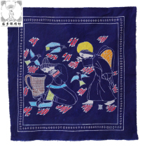  Miaoxiang Silver Embroidery Workshop Miao Intangible Cultural Heritage Batik Jesus Angel advent gift mural design custom-made