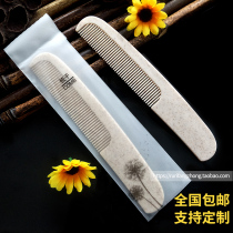 Hotel disposable comb Hotel bed and breakfast Guest room washing hair comb Plastic comb Hotel toiletries
