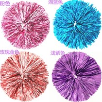 Cheerleading color flower ball player takes Flower Dance performance props square dance cheerleading team matte dance hand flower color ball