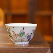 Yilin Tang Ancient Color character Fu Lu Shou big mouth Cup Single Cup (Hua Yixuan)