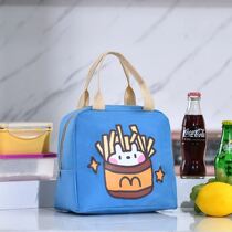 Bento bag Primary School students lunch box handbag bag waterproof thick rice lunch bag female special large capacity