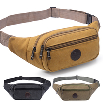 Canvas Purse Strings New And Versatile MALE AND FEMALE WEAR RESISTANT INCLINED CROSS CELL PHONE BAG LARGE CAPACITY TO COLLECT MONEY CASHIER BAG WORK TO WORK