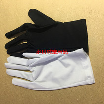  Special price jewelry gloves Exhibition hall special gloves salesperson gloves Black white gloves