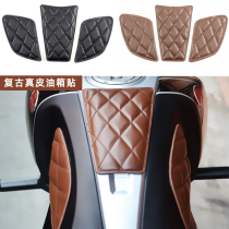 Motorcycle leather fuel tank stickers side stickers Empire 400 Longjia cafe retro motorcycle modified fuel tank decoration stickers