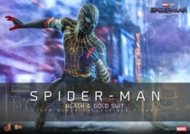 mao Hot Toys HT MMS604 1 6 Spider-man black gold suit movable soldiers take orders