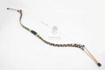 Traditional bow and arrow archery old Jia Qing bow antique outdoor reflexed bow Chinese bow competition for Manchu bow competition