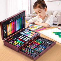 Childrens art school supplies Drawing tools Primary school girl girl child drawing brush set gift box gift