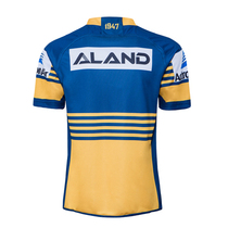 2021 New Eels Home Parramatta Mens Rugby Training Against Short Sleeves Quick Dry Jersey