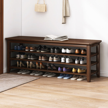 Solid wood huan xie deng home into the door to sit shoes stool household shoe benches integrated storage storage long bench
