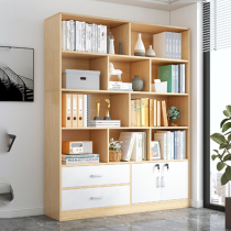 Bookcase simple bookcase floor wall storage rack bedroom living room storage rack office simple modern lockers