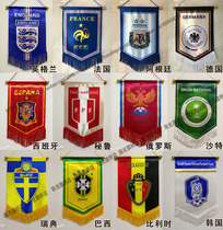 Custom flag mobile Red Flag Football Club exchange flag football team flag bar sports lottery shop hanging flag