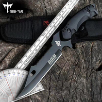 Wolf - knife - defense cold weapon knife outdoor high hardness straight knife open - edge combat tactical knife and milky fruit