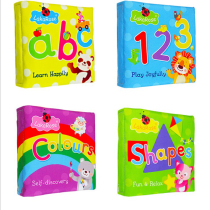 LakaRose cognition infant boob book early to teach 0-6 months to 2-year-old baby puzzle toy can bite and not suck