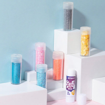 Morning light stationery slime pearl powder handmade set students art handicraft class drawing making glitter powder rose golden onion powder bottle set AACN9760