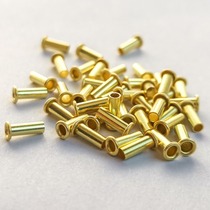 GB975 hollow tubular rivet 2*0 2*5 5 total length size custom-made H65 brass alloy