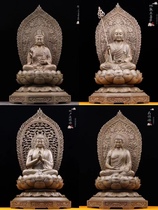 The Incense Wood Sculpture Guanyin Buddha Zum Guanyu Tibetan Mall Kansai Gods The West Bed Three Holy Three Treasure Buddhist statues of Manjusri