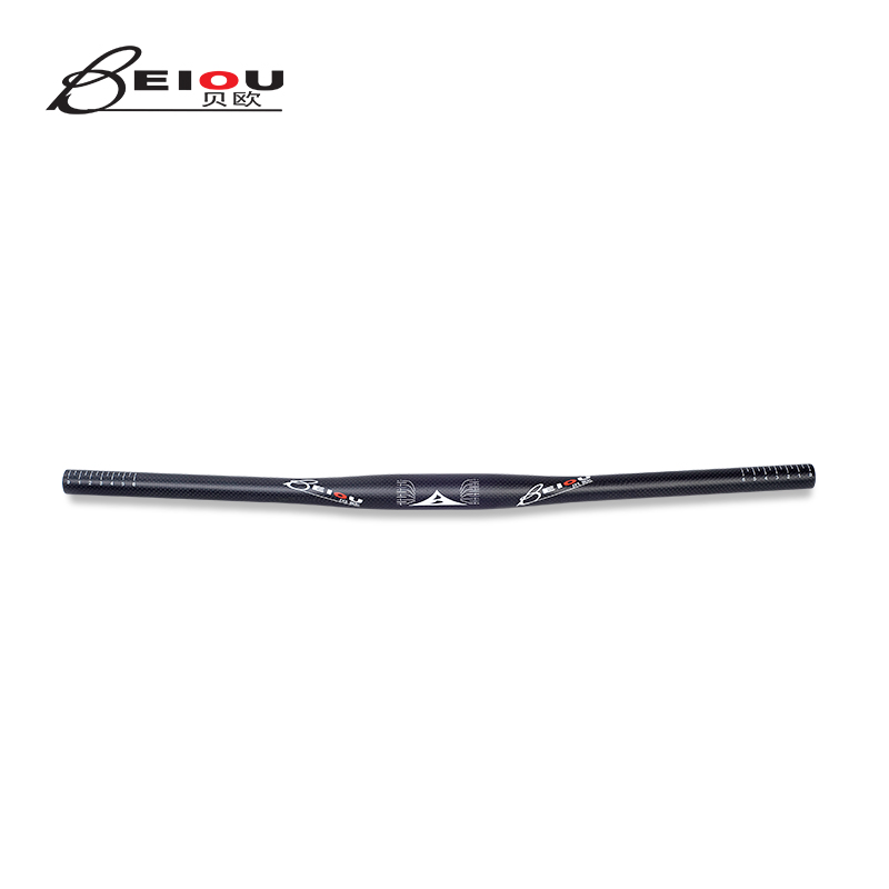 Beo Beiou Light Carbon Fiber Bicycle Handlebar Straight Handlebar Mountain Bike Partners for Weight Reduction