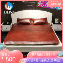  Li Lin brand Italian imported scalper leather buffalo leather mat FULL vegetable tanned 1 5 1 8 METERS 3MM THICK soft mat