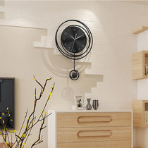 Future time and space wall clock Living room fashion household clock Modern simple clock Personality creative art Quartz clock hanging watch