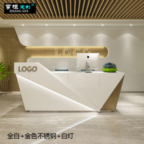 Simple modern cash register shop small clothing barber shop beauty salon creative bar company front desk reception desk