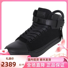 Преференциальная скидка для женщин Buscemi мода для отдыха черные кроссовки для отдыха обувь с высоким замком 317SW100