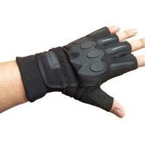 Black half finger tactical gloves men and women Four Seasons single skin inner gloves outdoor riding training protection non-slip wear resistance