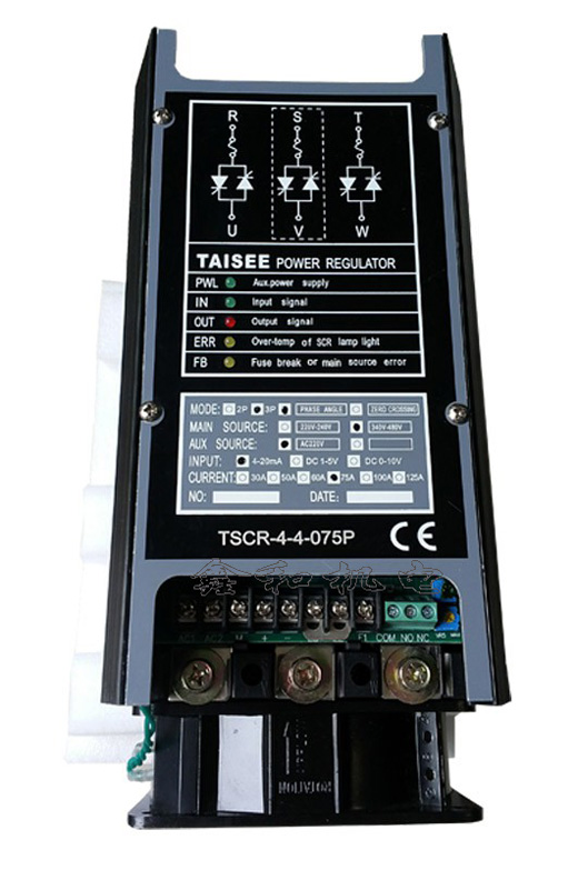 TAISEE SCR SCR Voltage Regulator TSCR-4-4-075P Power Controller 75A Authentic Power Regulation
