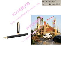 PARKER Sonnet Black Lacquer with Golden Trim Fountain Pen
