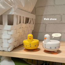 Timer Children study Private Duckling Kitchen Machinery Timer Swivel Cook Cosmetic Reminder Timer