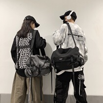 Shoulder Bag Mens Tide Brand Large Capacity Computer Shoulder Bag Japanese Riding Function Womens Backpack Couple Leisure messenger bag