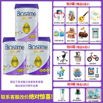Australian Biostime synbiotics infant probiotics goat milk powder gold one two paragraph three section 123 section 800g