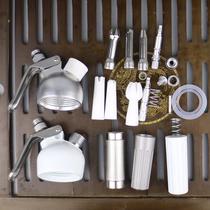 Cream Gun Accessories Framed Flower Mouth Sleeve Silo Cap Barrel Axes Cream Gun Flower Mouth Silicone Seal Ring Nozzle Lid