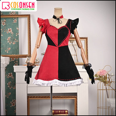 taobao agent COSNSEN FF14COS Lovers Day Fatty 14 Rose Lovers Dress Cosplay Sweat Game