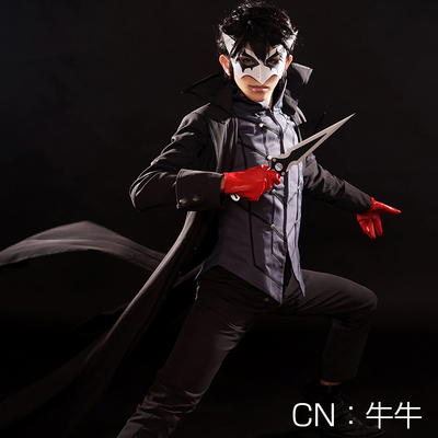 Joker Cosplay Persona Costumes Wigs Shoes Prop