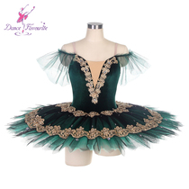 Ballet tutu skirt Esmeralda adult competition performance professional tutu skirt green childrens ballet skirt