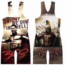 300 new warriors according to male and female customers like to choose or provide patterns to customize wrestling clothes weightlifting clothes