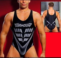 One-piece track and field training suit Elastic foot body vest wrestling suit Fitness weightlifting suit Factory shop