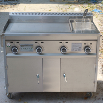 Night market mobile multifunctional fried skewer snack cart commercial iron plate squid stinky tofu fried stall teppanyaki cart