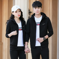 361 sports suit womens spring and autumn season lovers dress Jordan Noo casual clothes mens sweaters and hoodie sweatshirt black