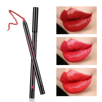 Automatic lip liner women do not fade waterproof long-lasting non-stick Cup rotating lip pen female hook line bean paste red lipstick