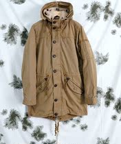 Outer single old style M51 parka fishtail coat windproof warm jacket removable lamb hair liner