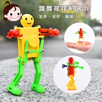 June 1 Childrens Day Small gifts Baby clockwork toy robot Creative swing can dance Winding winding
