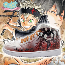 Pasun sneakers custom diy Black Clover hand-painted sneakers to customize design services (excluding shoes
