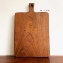 Teak log whole wood cutting board chopping board chopping board bread pizza cake tray kneading panel PH STUDIO
